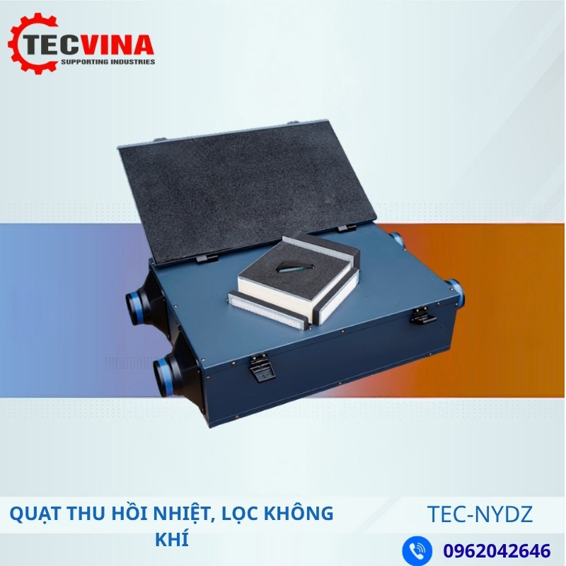 QUẠT THÔNG GIÓ THU HỒI NHIỆT, LỌC KHÔNG KHÍ NYDZ
